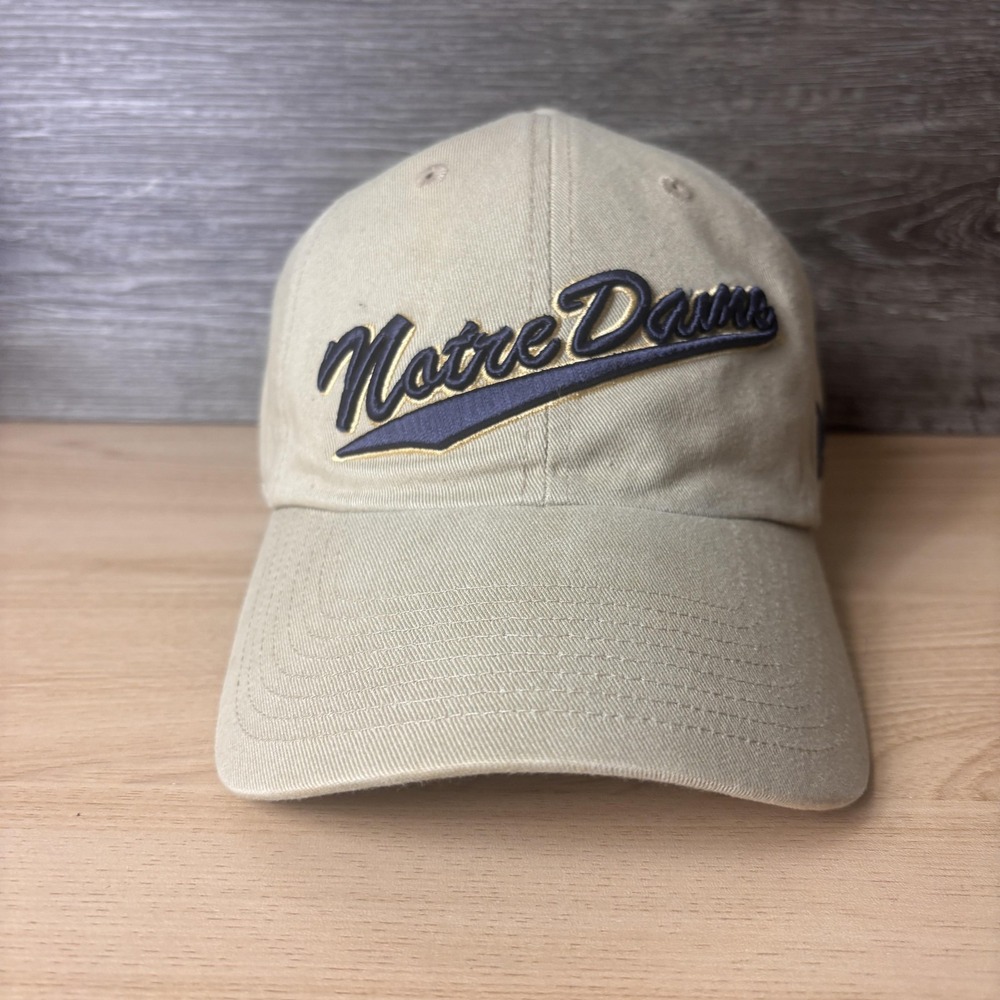 Notre Dame Fighting Irish Hat Cap Strap Back Mens One Size NCAA Football Adidas